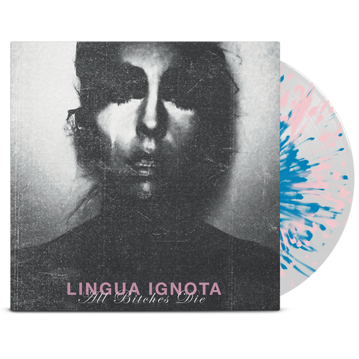 Lingua Ignota - All Bitches Die LP (clear vinyl w/pink and blue splatter)