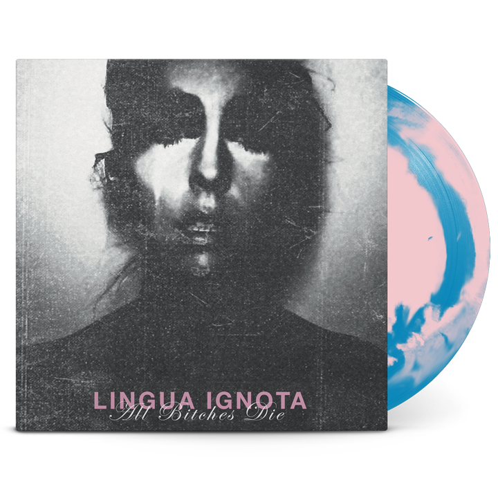 Lingua Ignota - All Bitches Die LP (clear vinyl w/pink and blue)