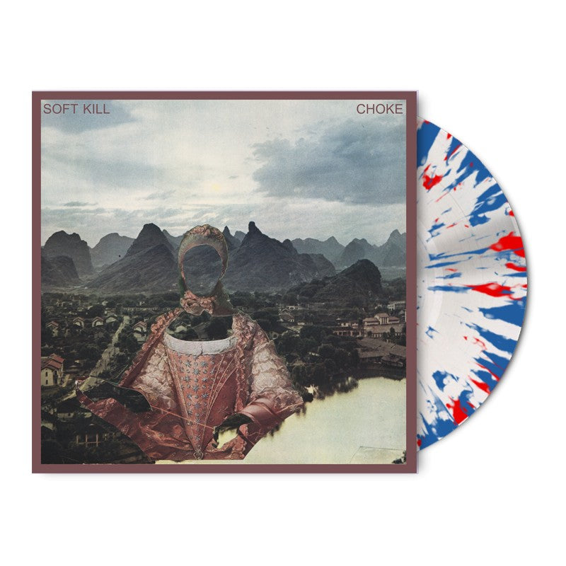 SOFT KILL - Choke - LP (clear blue/red splatter) re-press