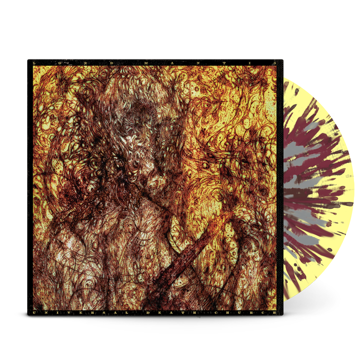 LORD MANTIS - Universal Death Church LP (Yellow w/ splatter)