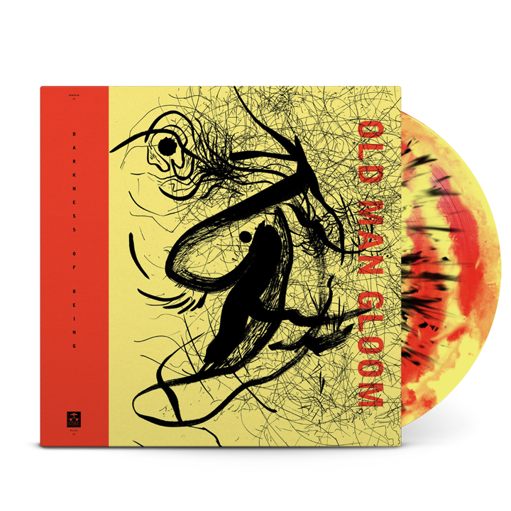 OLD MAN GLOOM - Seminar IX: Darkness Of Being Opaque Yellow + Opaque Red Colour Mix w/Black Splatter