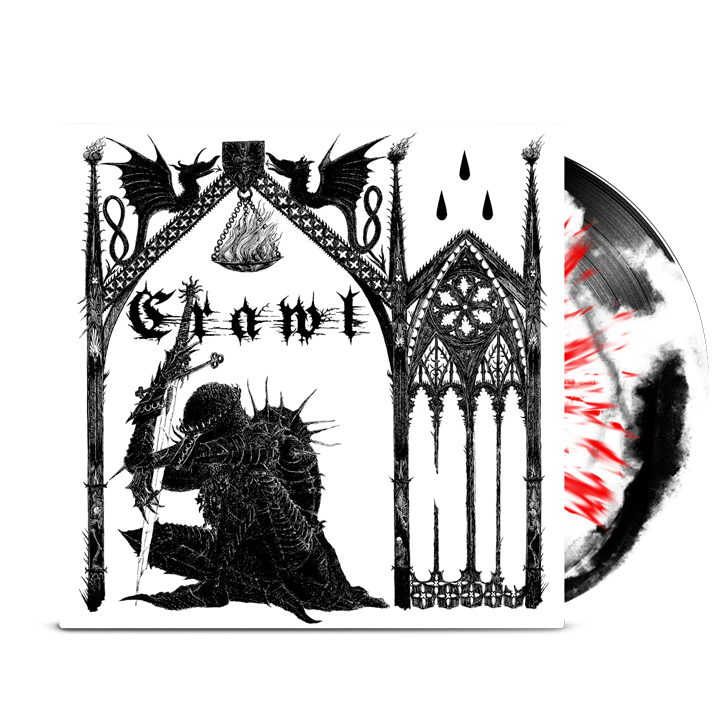 CRAWL - Damned - Black/White Colour Mix With Red Splatter Vinyl