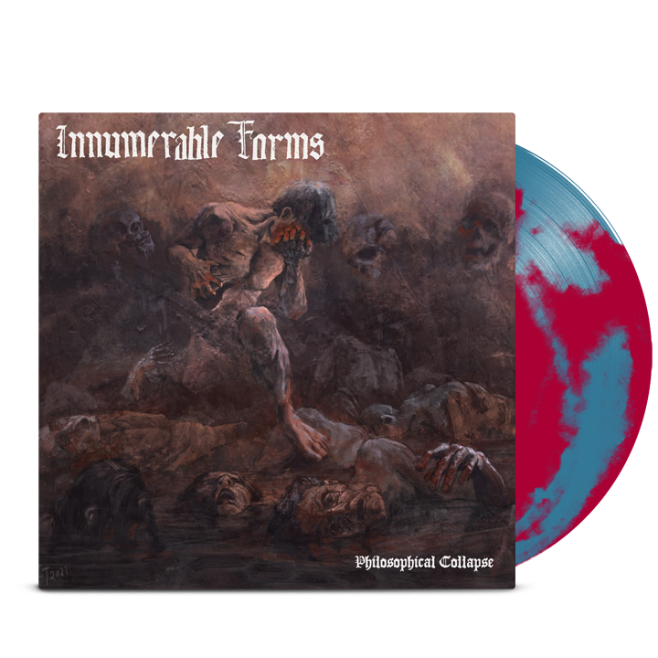 INNUMERABLE FORMS - Philosophical Collapse - Dark Blue/Red Colour Mix Vinyl